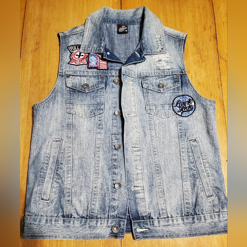 Southpole vintage denim vest Size Medium